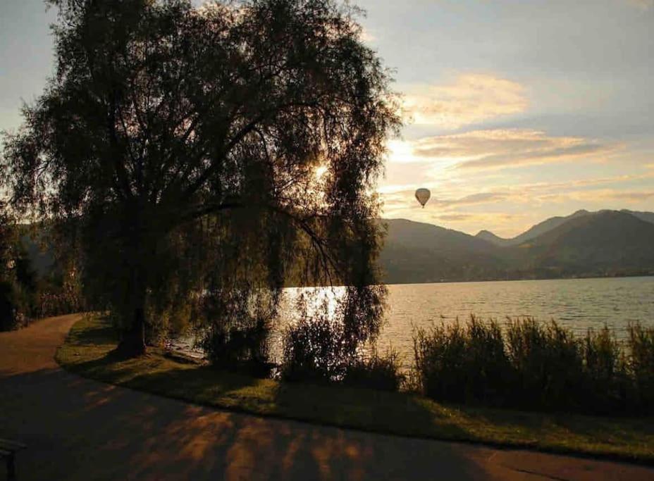 See- Und Bergblick In Bestlage Am Tegernsee Exterior foto